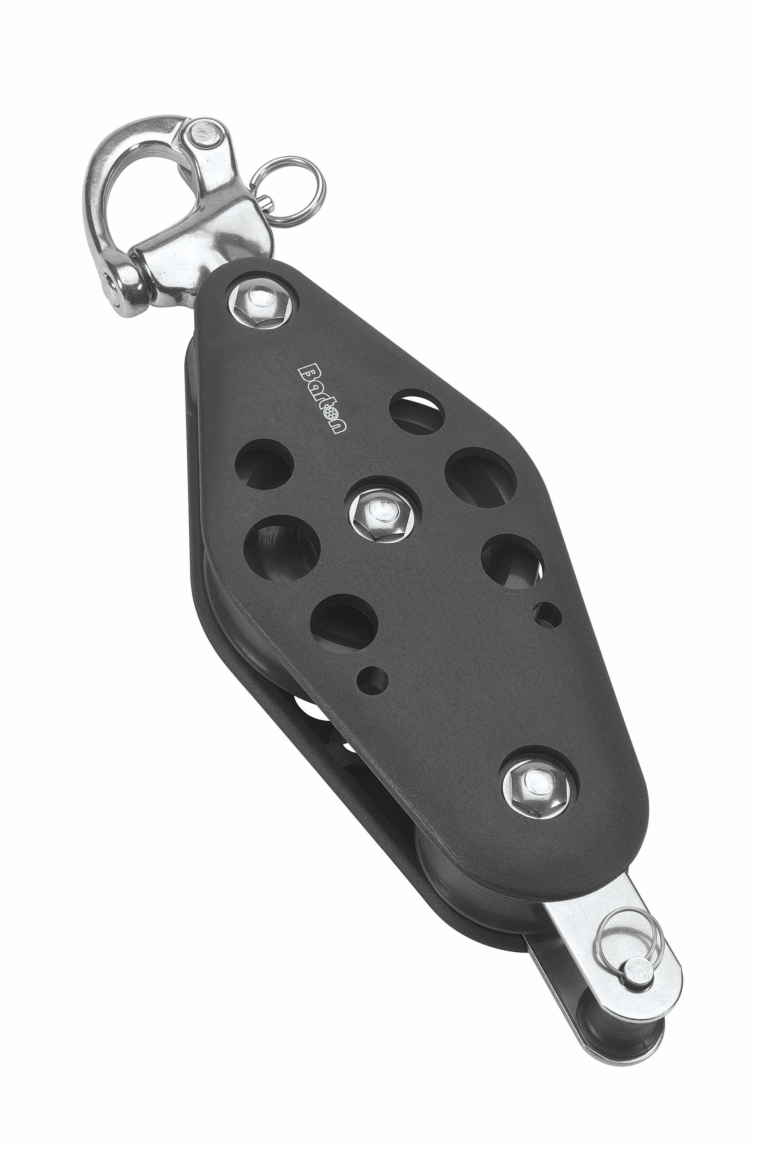 Barton Size 6 Gleitlagerblock Violine mit Schnappschäkel und Unterbügel