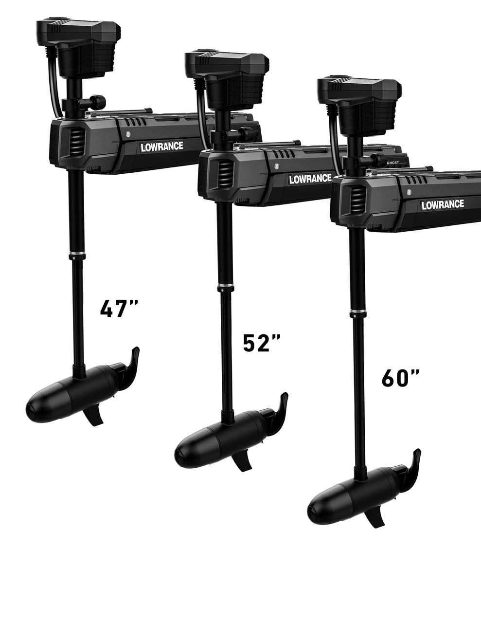 Lowrance Ghost Bugmotor 24V/36V Süßwasser (versch. Schaftlängen)