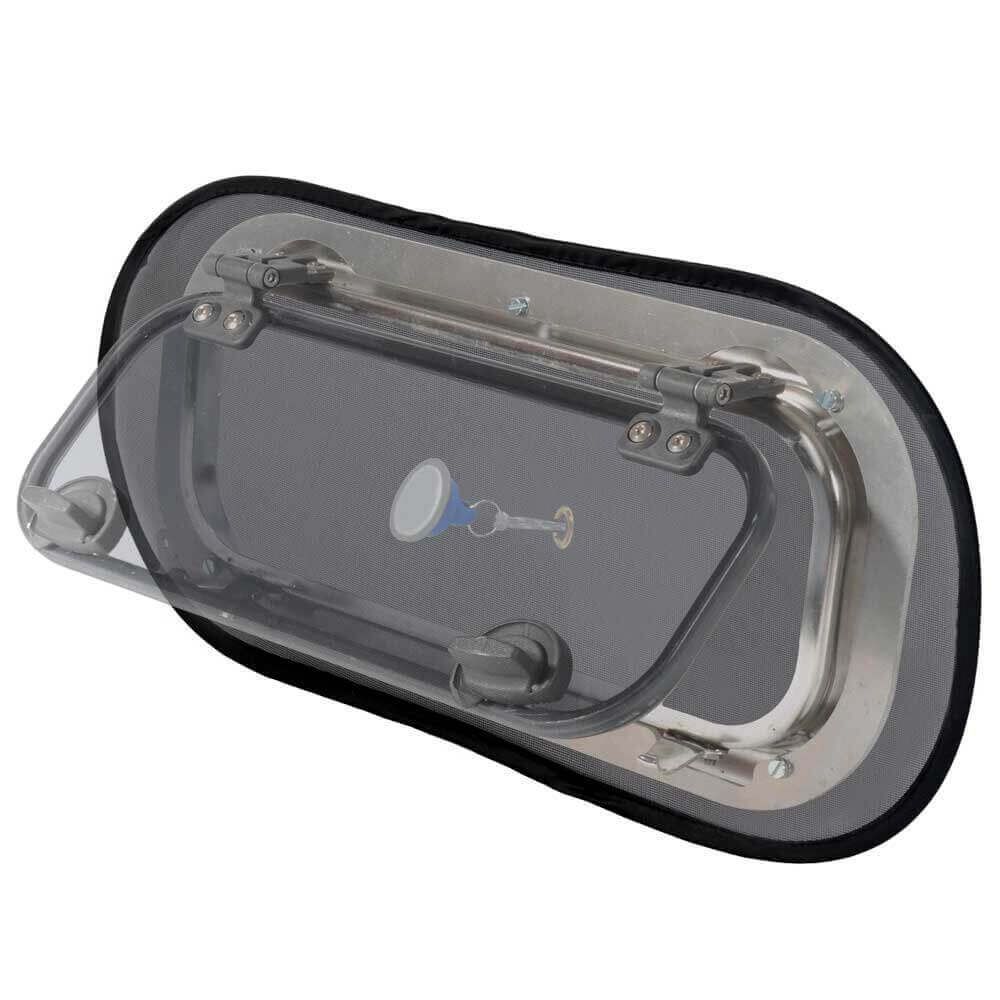 Waterline Fliegengitter Moskitonetz für Portlights / Bullaugen