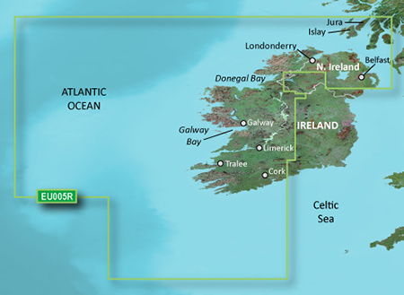 Garmin BlueChart g3 Seekartenmodul EU005R auf microSD/SD-Karte