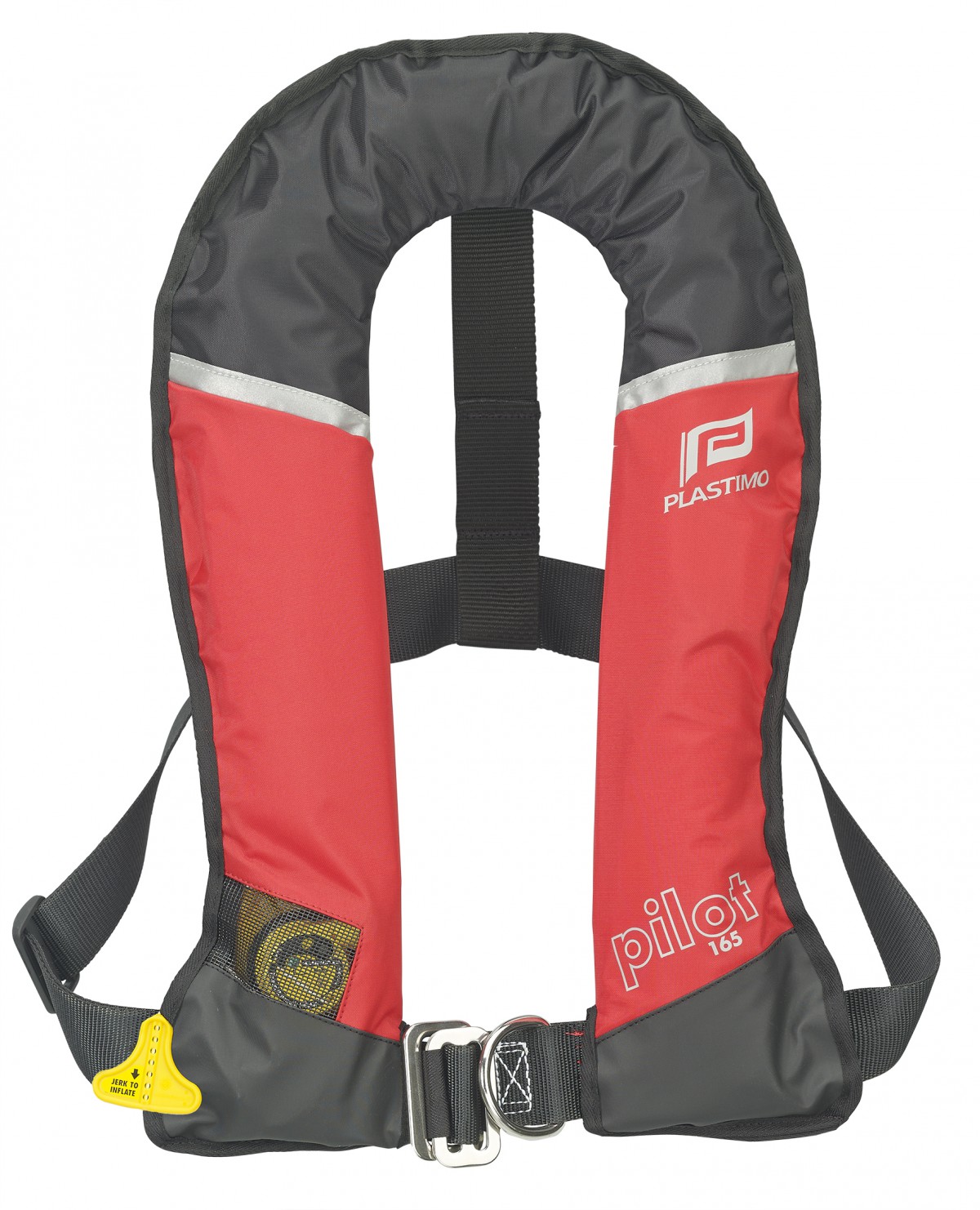 Plastimo Pilot 165N Automatik Rettungsweste mit Lifebelt Rot mit Hammar Auslöser