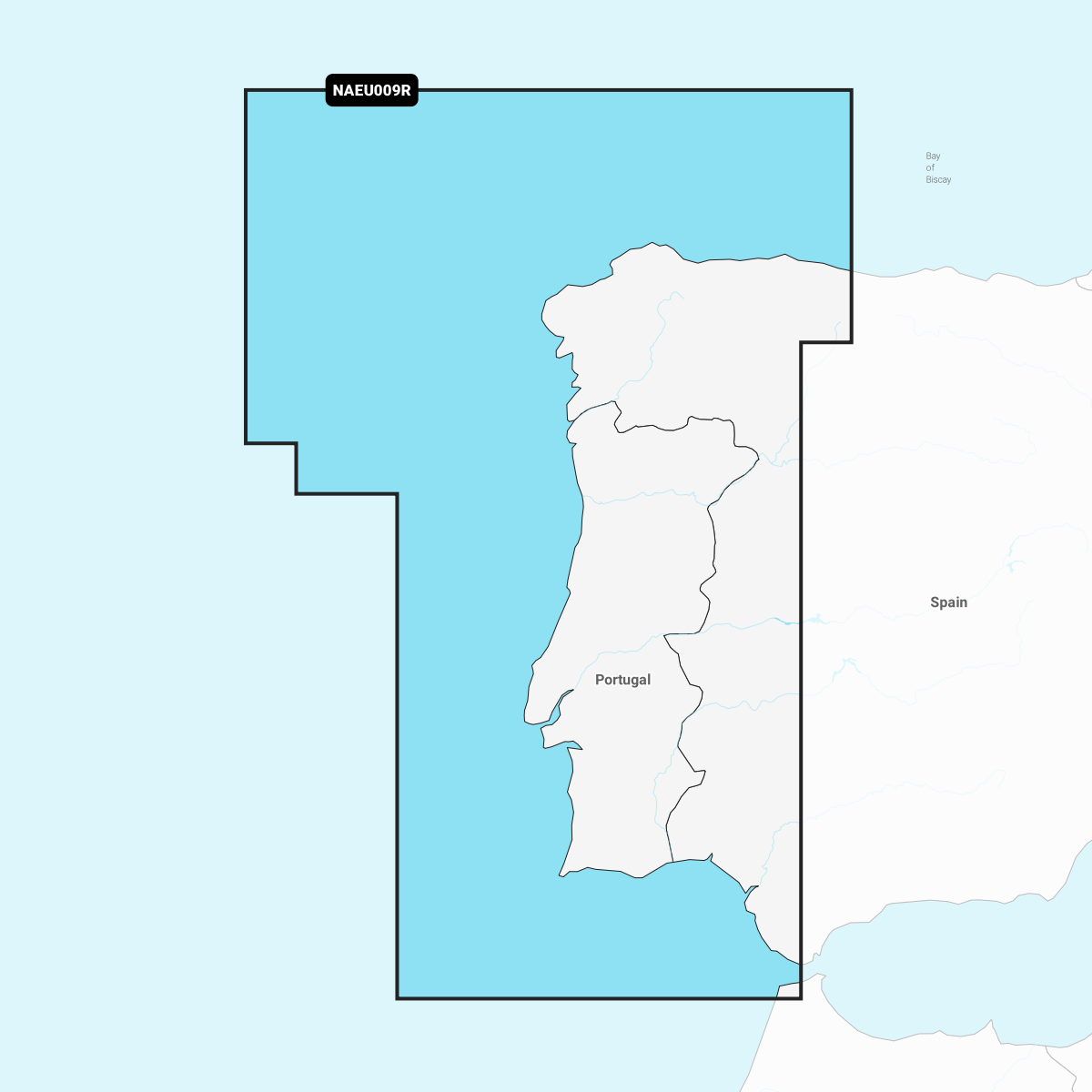 Navionics+ Seekarte Portugal & Spain Northwest (NAEU009R)