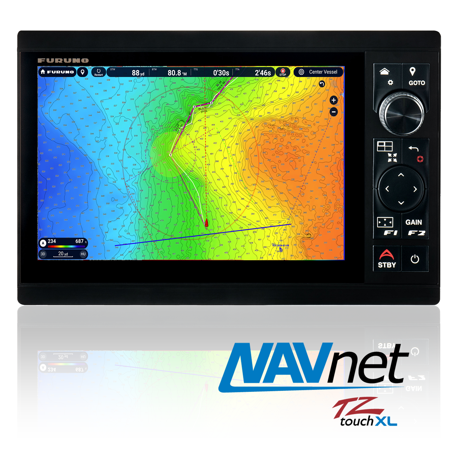 Furuno TZT10X Hybrid-Touch Multifunktions-Display